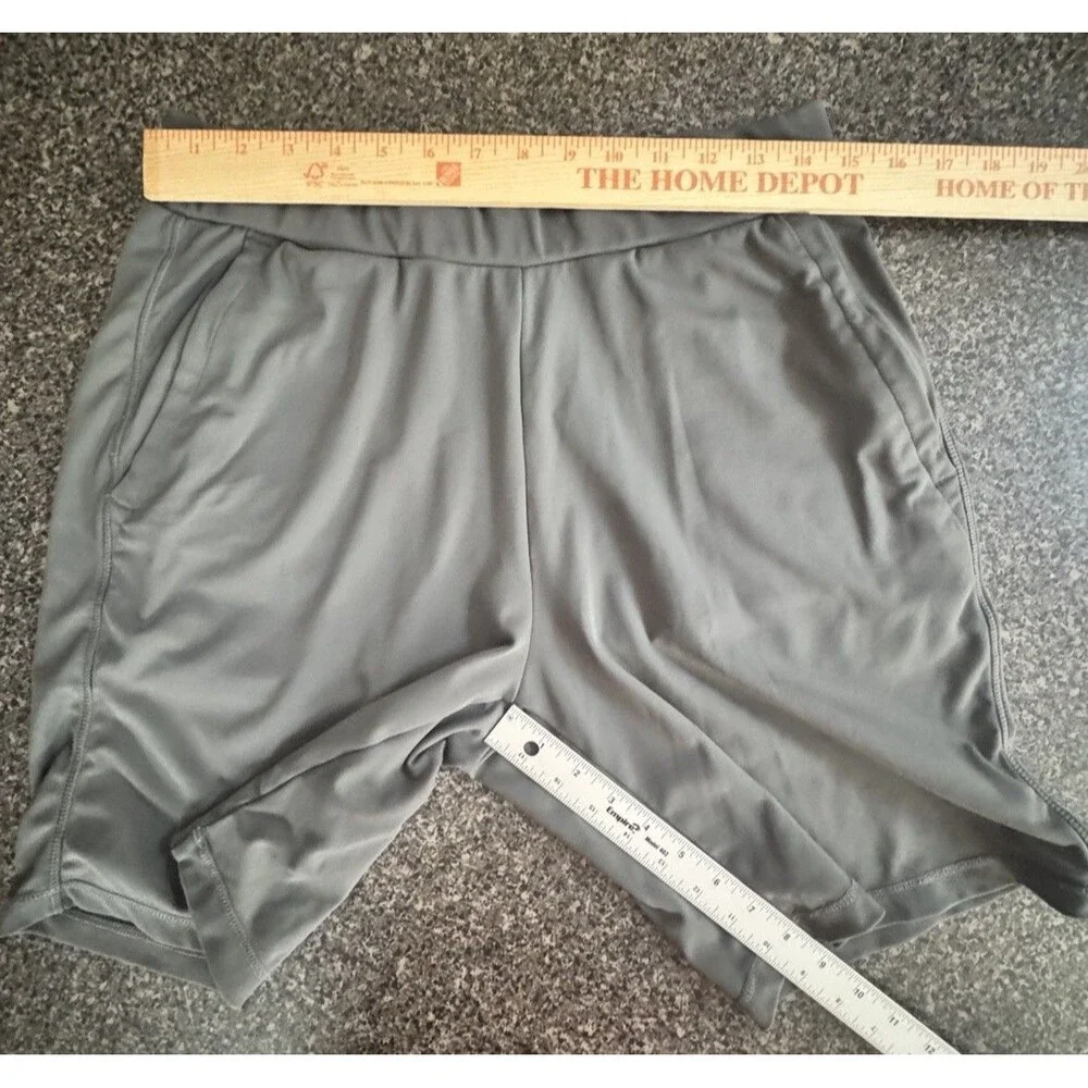 32 Degrees Cool Shorts Mens M Gray Pull On Stretch Performance Athletic